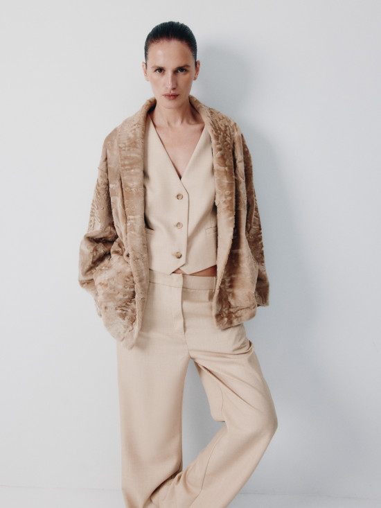 NEW - Swakara fur jacket