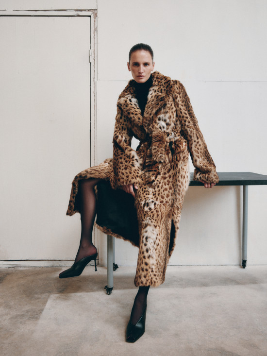 NEW - Ocelot fur coat