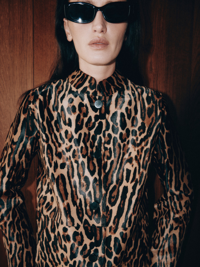 Photo of NEW - Printed baby calfskin jacket